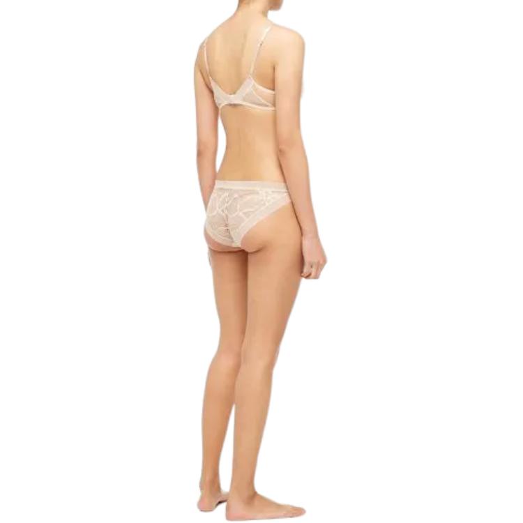 Calvin Klein Lace Minimalist Comfortable Underwear Women Underwear Ivory QF7150AD-ACI