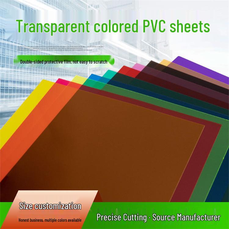 A4 Transparent Color Plastic Sheet for Lampshade - PVC Film Board