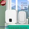 Battery-Free Wireless Doorbell: Waterproof 433MHz, Dual-Use Self-Powered, Elderly Call Button.