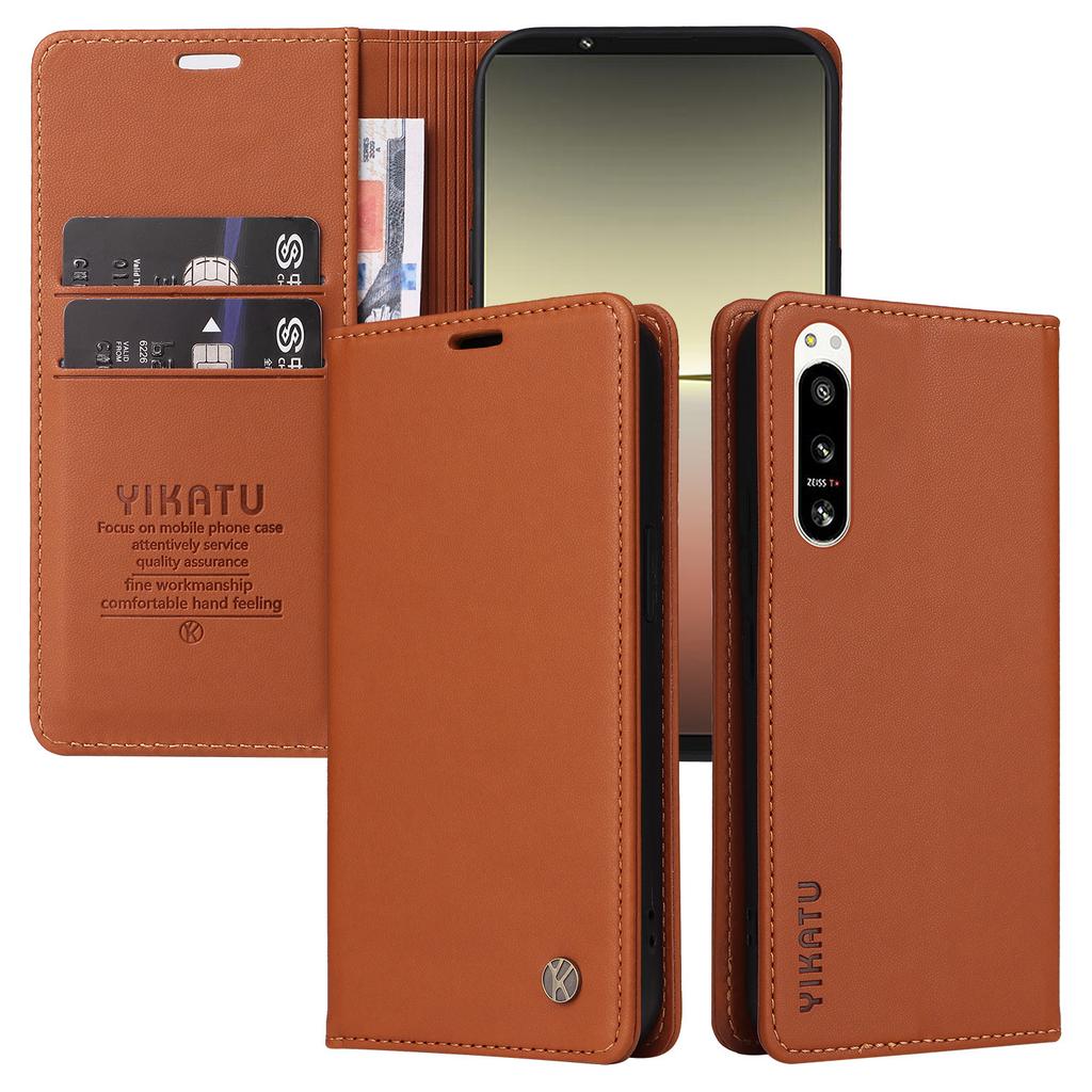 Applicable to Google Pixel 10A Sony phone case xperia1 VI Business Flip Cover Card Slot Protective Case