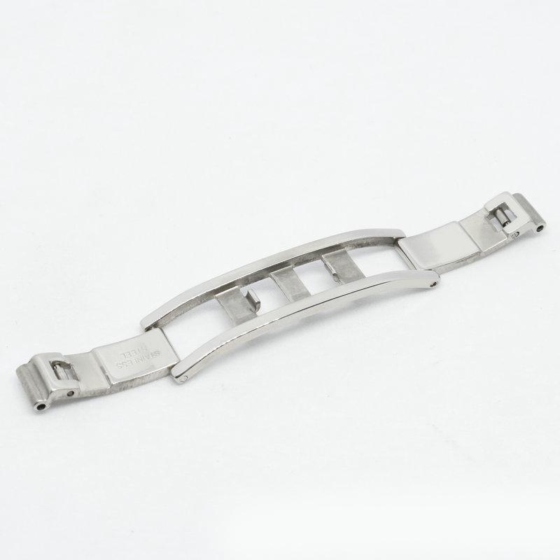 Butterfly Watch Buckle 3mm 4mm 5mm 6mm Stainless Steel Double Pull Folding Clasp Watch Strap Buttons Watchband Buckles