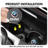 HMAO6 2pcs Car Water Cup Mats Carbon Fiber Coaster Non-Slip Pad For BMW Performance E91 X5 E70 F11 E30 F31 X3 F25 F32 x7