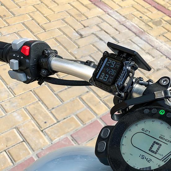 

Wireless Motorcycle TPMS Pressure Charging Waterproof External Solar Tire Monitor System for Electric Vehicles