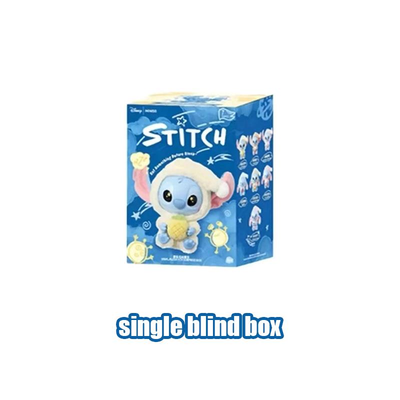 

Новый кулон-сюрприз Miniso Disney Stitch Серия Eat, Sleep Милая кукла Мистическая коробка Игрушка Плюшевая кукла Праздничный подарок 11CM бездна