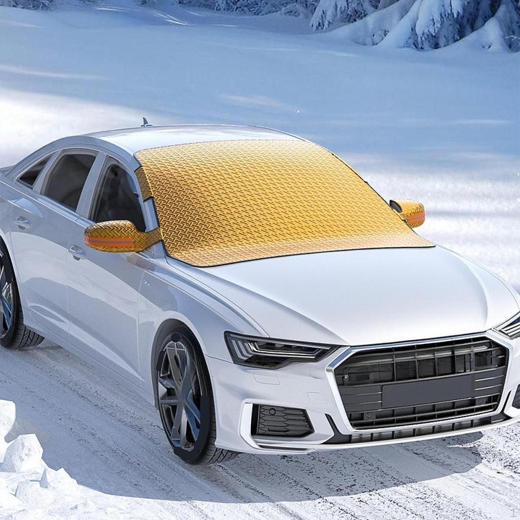 Auto Windschutzscheibe Frost Schnee Abdeckung Staub Praktische Einfach zu Bedienen Protector Zubehör
