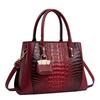 Women New Crocodile Pattern Handbag Luxury Shoulder Crossbody Bag Ladies Fashion Handbag