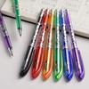 1 Set Blue/Black/Red/Green/Orange/Purple Ink Writing Gel Pens 6 Colors Neutral Erasable Pen Washable Handle School Stationery