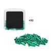 50Pcs Aluminum Alloy Bicycles Wire Tube Cover Bike Cable End Cap Cable Tip Brake Wire End Cap Bicycles Accessories