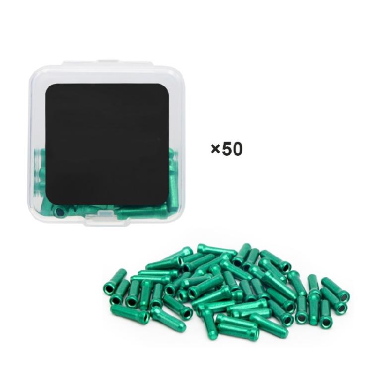 50Pcs Aluminum Alloy Bicycles Wire Tube Cover Bike Cable End Cap Cable Tip Brake Wire End Cap Bicycles Accessories