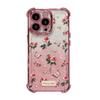 Rose Butterfly Suitable for Apple 16pro Spring and Summer Mobile Phone Case 15 Four Corners Anti-fall 14 Electroplating 13 Transparent Silicone X