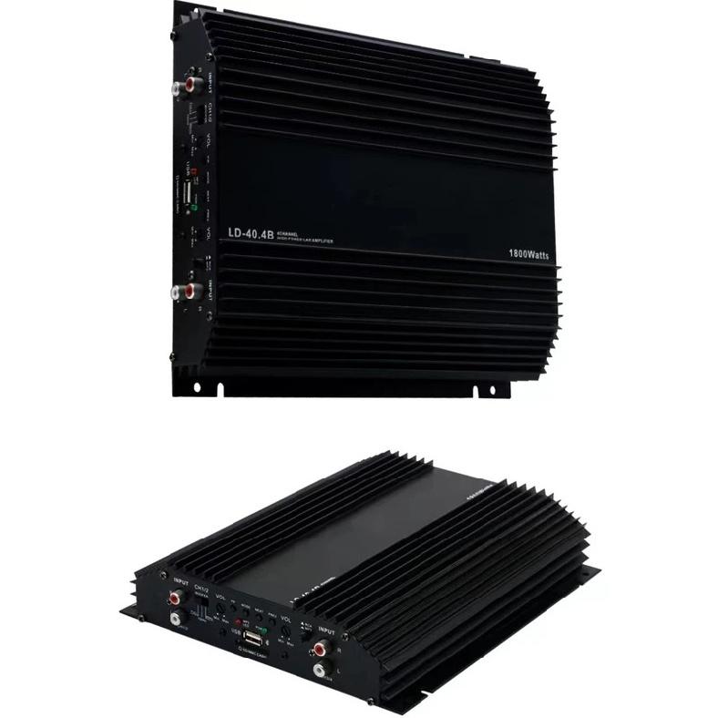 Мощная 4-канальная автомобильная плата усилителя с возможностью подключения звуковой системы, сабвуфера, дверных динамиков