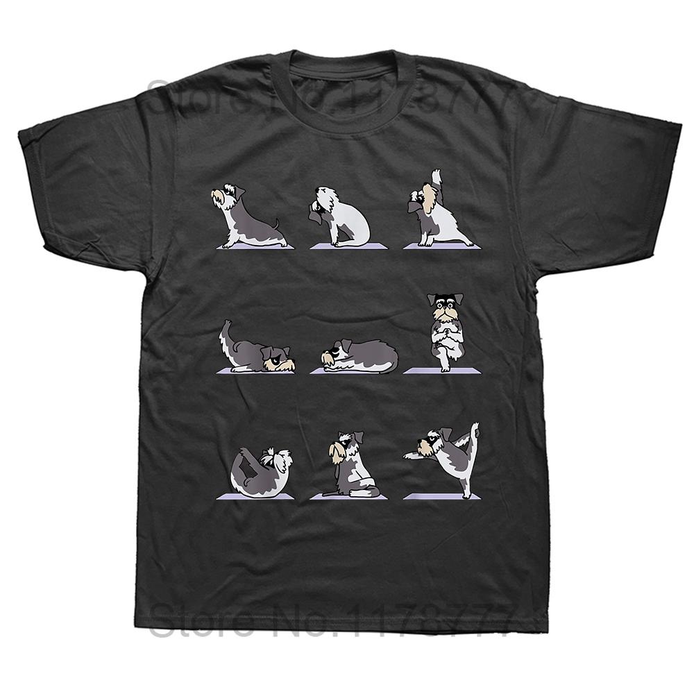Best Schnauzer Dad Ever Dog Fathers Day T Shirts Summer Style Streetwear Short Sleeve Birthday Gifts Tshirt Mens Clothing