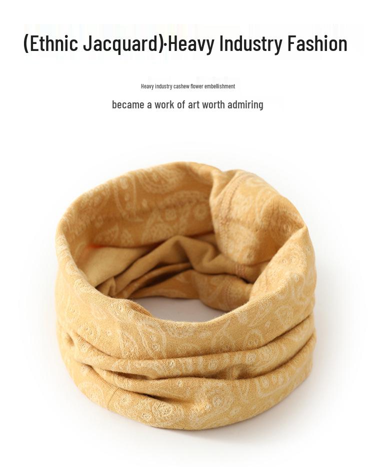 Spring-Summer Unisex Cotton Neck Warmer Scarf: Versatile, Thin, Cold Protection & Warmth, Pull-Over Fake Collar