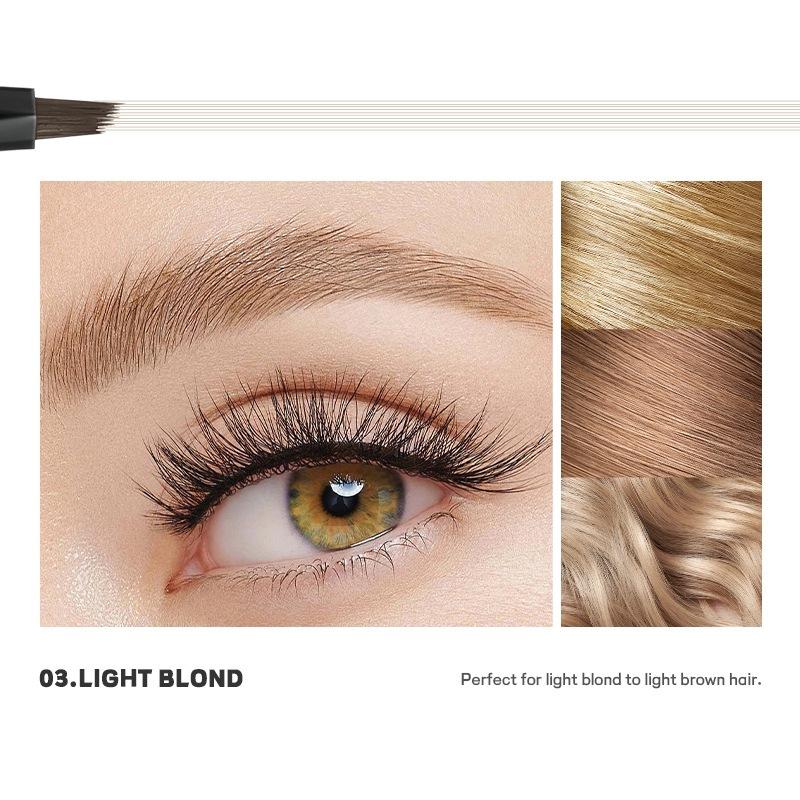 

Водостойкий карандаш для бровей - Быстрая форма, Ультратонкий естественный вид, Водостойкий и потостойкий, Стойкий макияж, Фиксация бровей