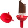 Nouveau support à glace anti-goutte, support à glace sans gâchis, support à friandises glacées avec paille pour enfants, nouveau