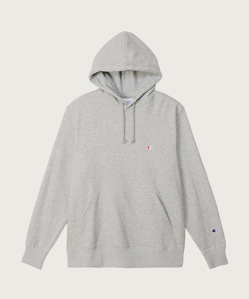 Basic C-Logo Regular Fit Hoodie Oxford Grey