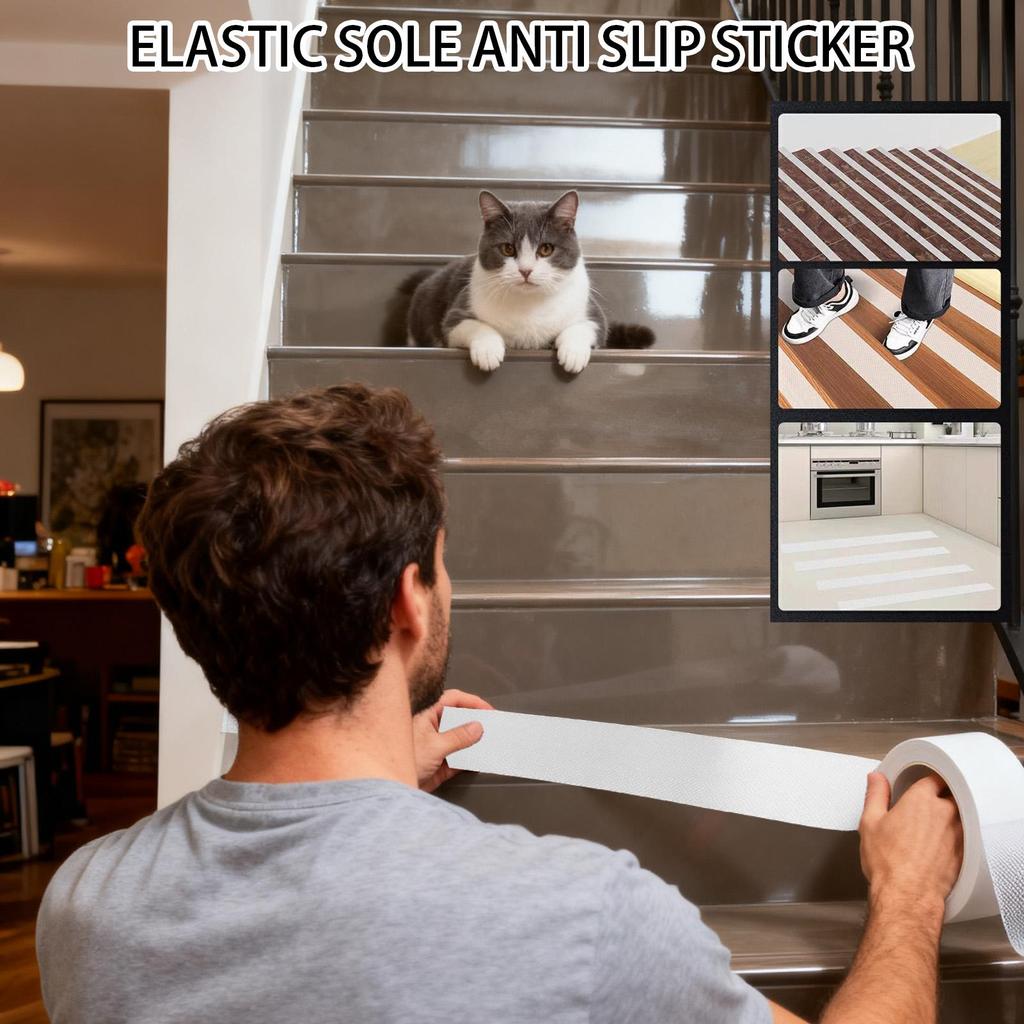 1m Anti Slip Tape Heavy Duty Grip Tape Non-Skid Safety Tape For Stairs Floor, Indoor Outdoor Steps Home Bathroom Kitchen Balcony