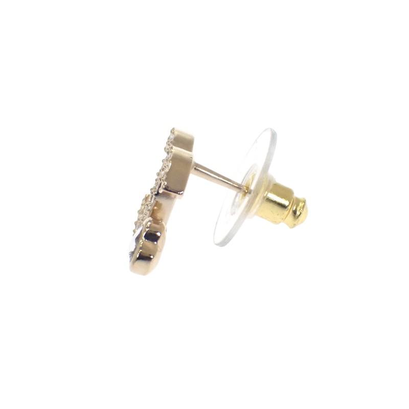 CHANEL  ABG248_B21750_U3283 Pierce gold metal Women