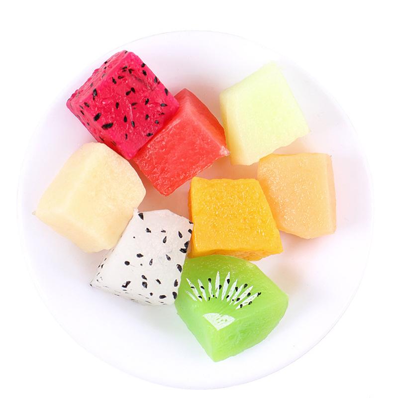 DIY Edible Fruit Slices for Cake Decoration: Pitaya, Mango, and Kiwi Model Props for Photography and Toy Simulation