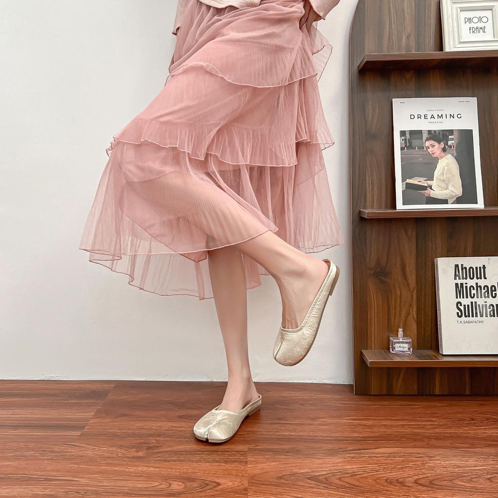 Autumn New Platform Single Shoes Women Wear High-end Sense Fashionable Niche Pig's Trotters Toe Shoes Women's Versatile Casual Shoes