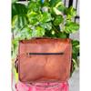Pro Leather Laptop Bag Men's Vintage Messenger Genuine Briefcase Brown Satchel
