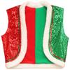 Boys Girls Circus Dance Waistcoat Kids Sleeveless Santa Elf Vest for Christmas Halloween Performance