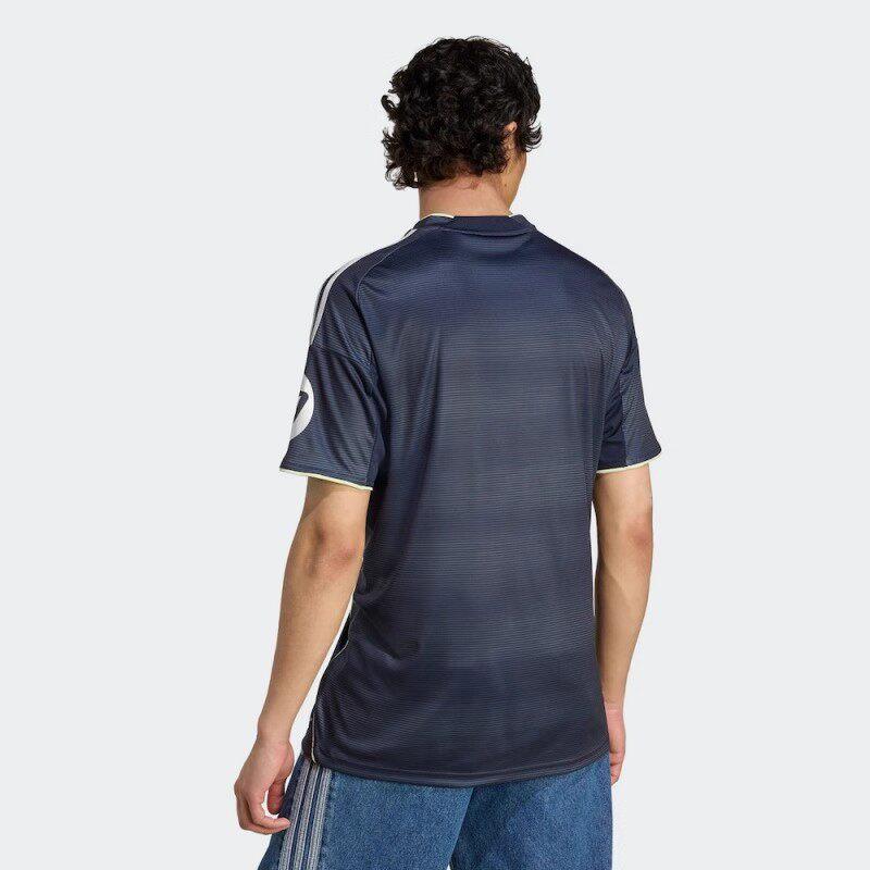 Adidas Real Madrid 25/26 Fan Edition Away Casual Round Neck Slim Short Sleeve Football Jersey Men's