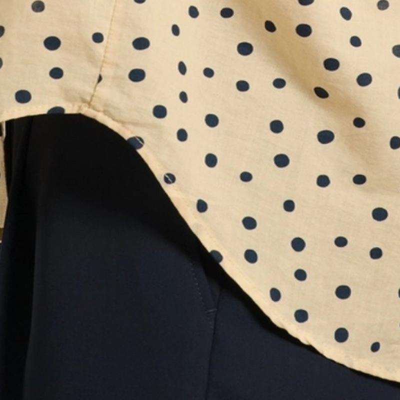 BCBG Roll Up Sleeve Printing Blouse B5f7b420