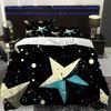 Star Printing Three-Piece Set 3D Digital Printing Can Be Used As Bedding Quilt Cover Pillowcase