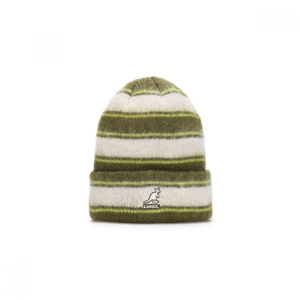 KANGOL Пушистая полосатая шапка 4566 OS