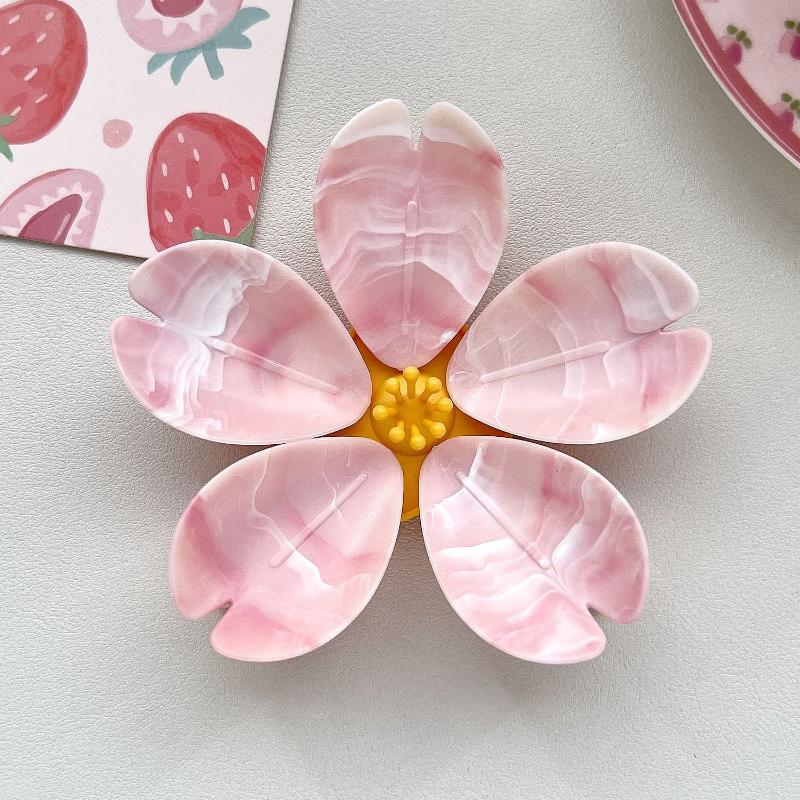 1 Set Magnetic Refrigerator Household Snack Single/Double Layer Fixed Tongs 5/10 Petals Food Creative Lotus Sealing Clip