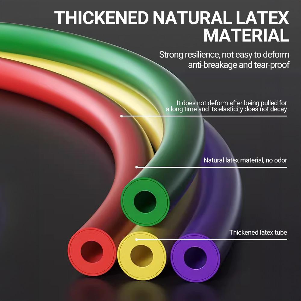 Bodybuilding-Widerstandsbänder-Set, Multifunktions-Spanner-Anzug, Muskeltrainingsgürtel, elastische Bänder, tragbare Fitnessgeräte