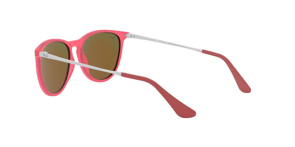 Sunglasses 0RJ9060SF JUNIOR ERIKA Kids 70096Q FUXIA FLUO TRASP RUBBER Japan Size 52 Ray-Ban [Kids Model] (Free Size)