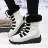 Fashion Women Shoes Winter Versatile High-quality Platform New Work Lace Up Snow Boots Outdoor Anti Slip Casual Warm Plush Cotton Shoes