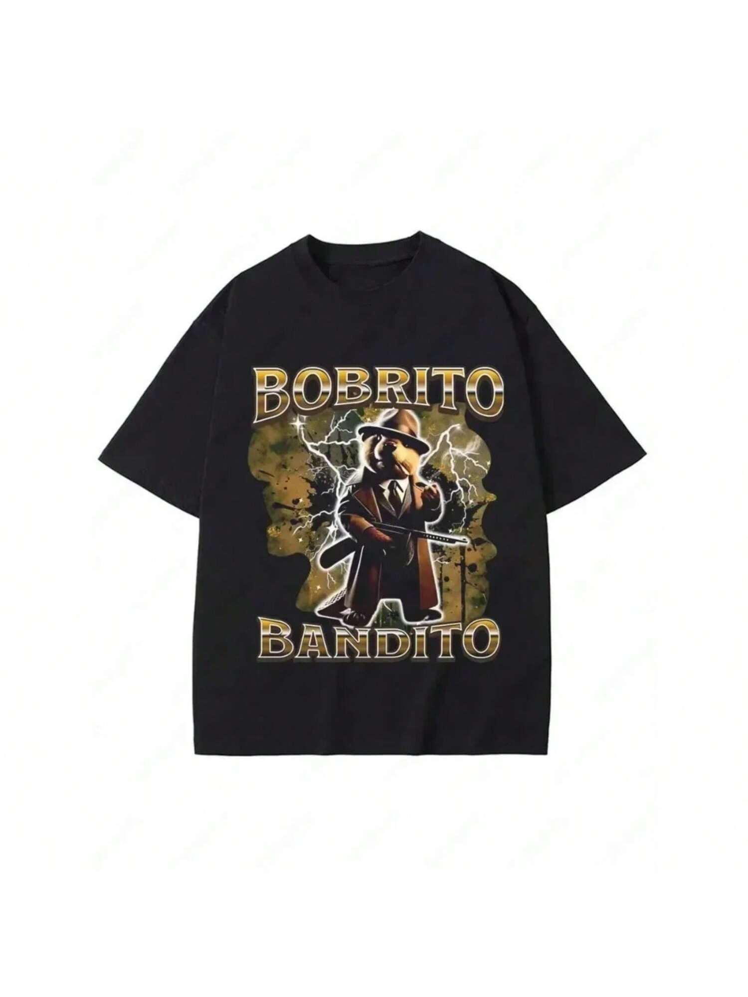 Bobrito Bandito Meme T-Shirts Wounisex unisex Italian Brainrot Y2K 2025 Funny Cotton T Shirt Summer Short Sleeve Tee Oversize Clothing S разноцветный