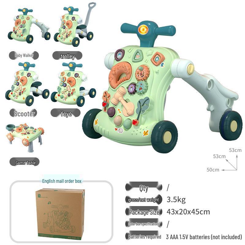 

Многофункциональная детская ходунка-каталка и машина-слайдер