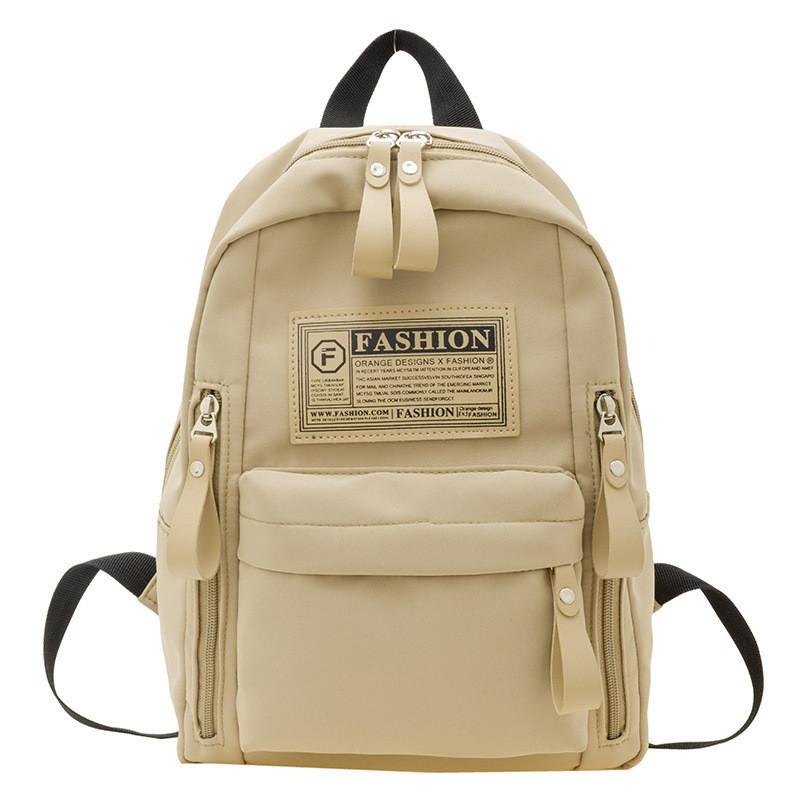 New Kids Backpack Unisex Elementary Students Simple Nylon Lightweight Design