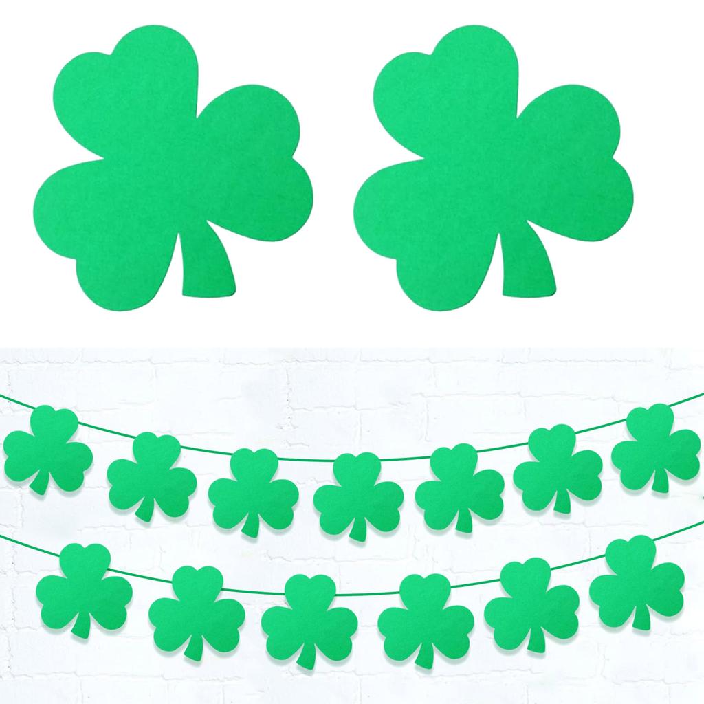 72 Sheet Shamrock Paper Cutouts For School Holiday Decorations Wedding Party Decors And Classroom Activities