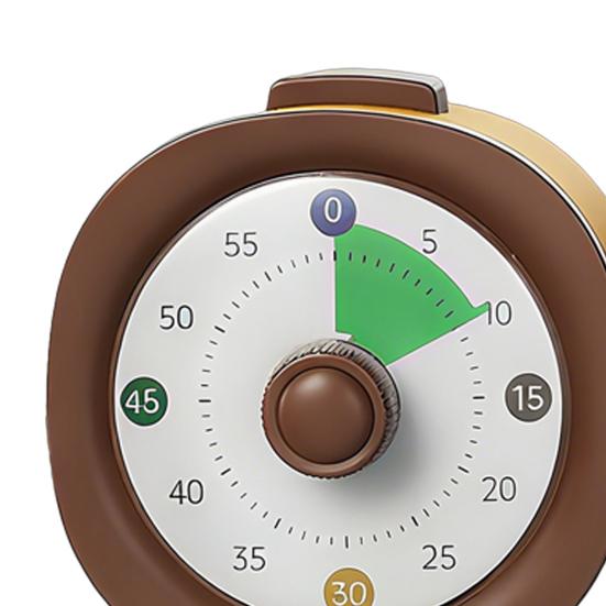 Dětský časovač 60 minut Vizuální časovač Tiché odpočítávání Žádný displej Žádná nastavení Učební časovač Domácí studijní pomůcka