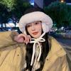 Ear Protection Lei Feng Hat Winter North Outdoor Cold Thickened Windproof Bucket Hat Women's Plush Warm Hat Winter
