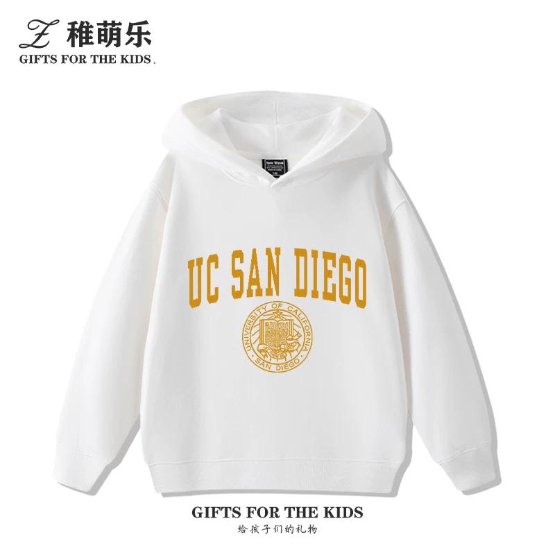 Fun UCSD (University of California, San Diego) Print Kids' Hoodie – Cute, Versatile Fall/Winter Pullover for Boys and Girls