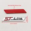 3D ABS Car Styling Logo ST Line Badge Rear Trunk Fender Side Emblem Sticker For Ford STLINE Focus Mondeo Fiesta Kuga Accessories