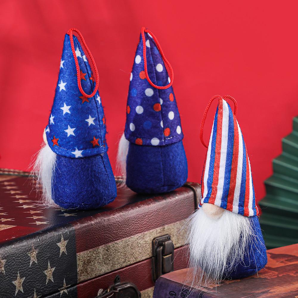 Day Independence Colorful Plush Hanging Doll For Festive Decorations Gifts And