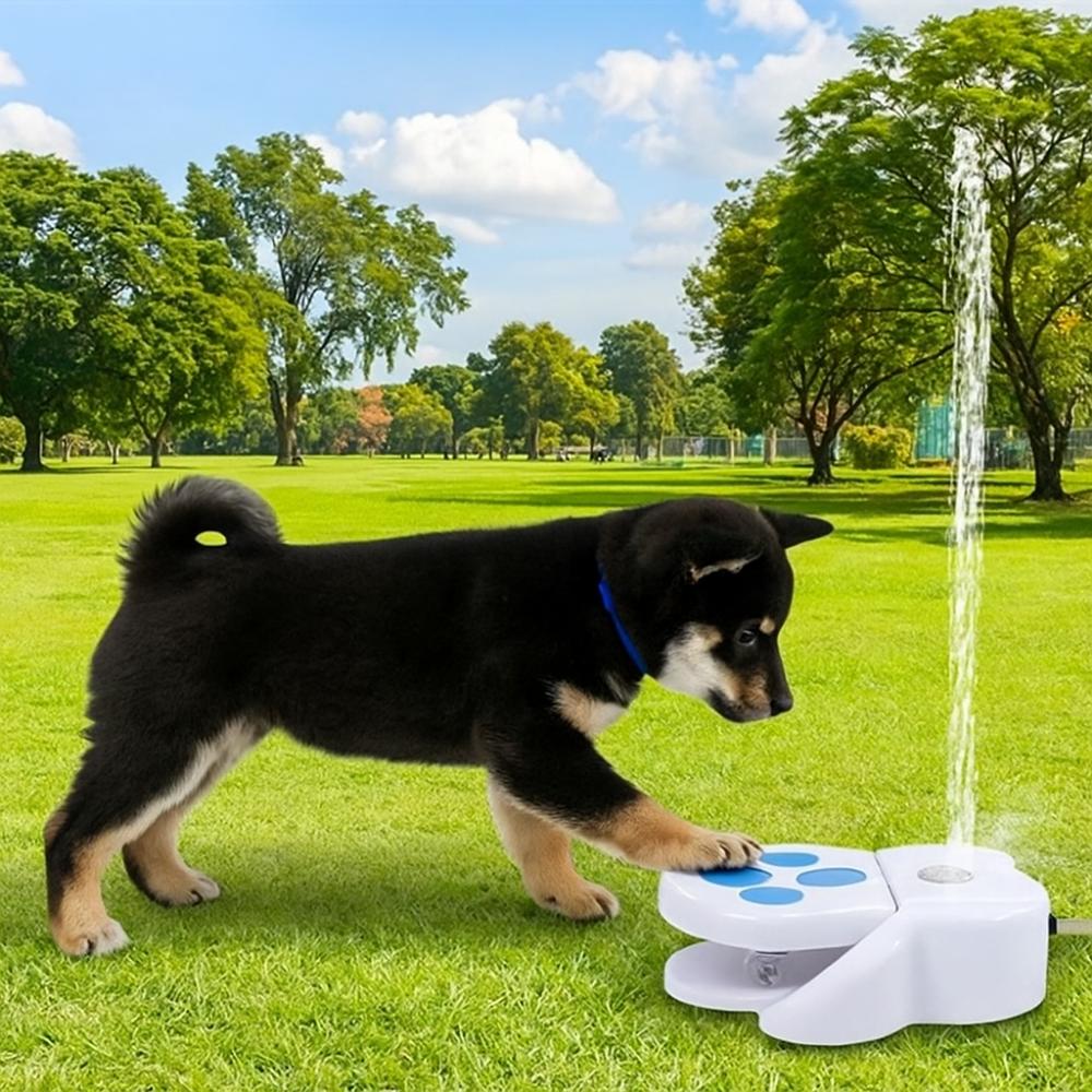 Claw Shape Paw Activated Pet Sprinkler Interactive Pet Water Fountain for Puppy Dogss