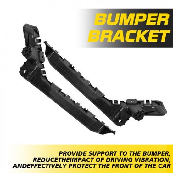 New Front Driver Passenger Side Bumper Bracket Set For Chevy Equinox 2010-2017 A