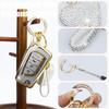 Key Fob Cover with Diamond Keychain, Car Key Holder Compatible with Toyota Avalon Camry Corolla Fortuner Highlander Levin Rav4 Sequoia Sienna Tacoma
