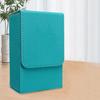 Portable Tarot Card Storage Case, Tarot Storage Box, PU Leather Tarot Card Holder for Card Protection and Travel (Blue Green)
