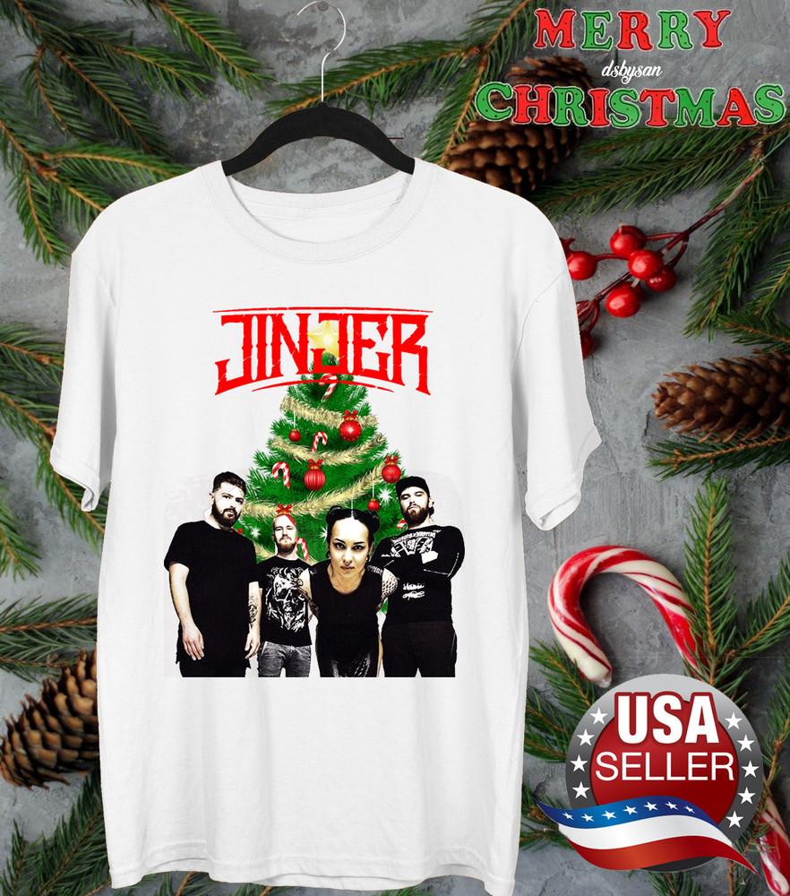 HOT NEW Jinjer BAND christmas shirt short sleeve All sizes 1F2548 Unisex T-Shirt S