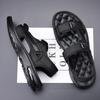 Summer New Sandals Men's Velcro Cool Slippers 2025 Non-slip Fashion Casual Driving Breathable Beach Shoes Men