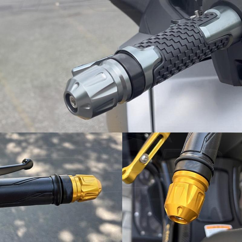 Motorcycle Handlebar Grips Handle Bar Cap End Plugs Counterweight Cap Protective Aesthetic Accessories